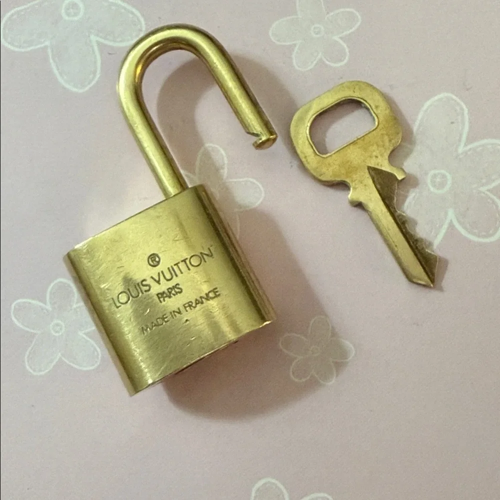 Louis vuitton brass lock set #320